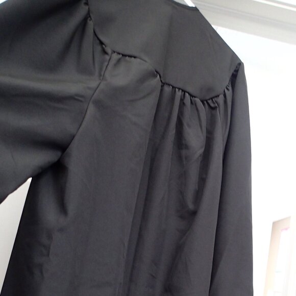 Black Graduation Gown - Picture 2 of 4